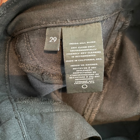 Black J Brand coated skinny jeans - Picture 5 of 5